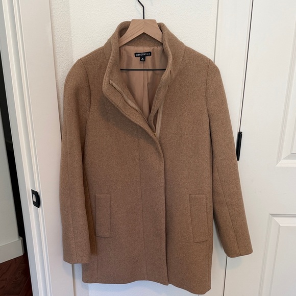 J. Crew Factory Jackets & Blazers - J. Crew Factory Camel Wool Pea Coat